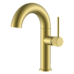 Смеситель для раковины Elghansa RADIANT XQ 1647181-MattGold матовое золото купить в интернет-магазине сантехники Sanbest