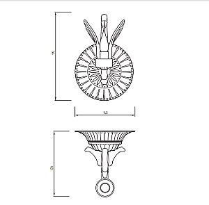 Светильник Migliore Luxor 26141 золото купить в интернет-магазине сантехники Sanbest