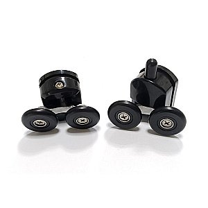 Душевой уголок ABBER Schwarzer Diamant AG30170BMH-S70BM-S70BM 170х70 стекло матовое/профиль черный купить в интернет-магазине Sanbest