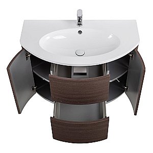 Тумба с раковиной Cezares EDEN 90 55070 90 Rovere scuro Soft для ванной в интернет-магазине Sanbest