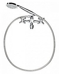 Смеситель для ванны Agger Retro A1921200 купить в интернет-магазине сантехники Sanbest