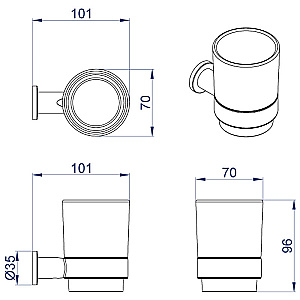 Инсталляция для унитаза Azario AZ-8010-1000 купить в интернет-магазине сантехники Sanbest