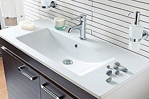 Раковина Creavit Su 120,5 SU120-0000 белая купить в интернет-магазине Sanbest