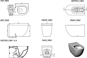 Унитаз-компакт Allen Brau Priority 3 4.31006.20 белый, безободковый, с крышкой микролифт купить в интернет-магазине Sanbest