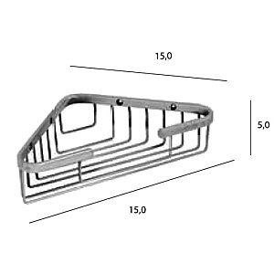 Полка-решетка Tiffany World Harmony TWHO534cr хром купить в интернет-магазине сантехники Sanbest