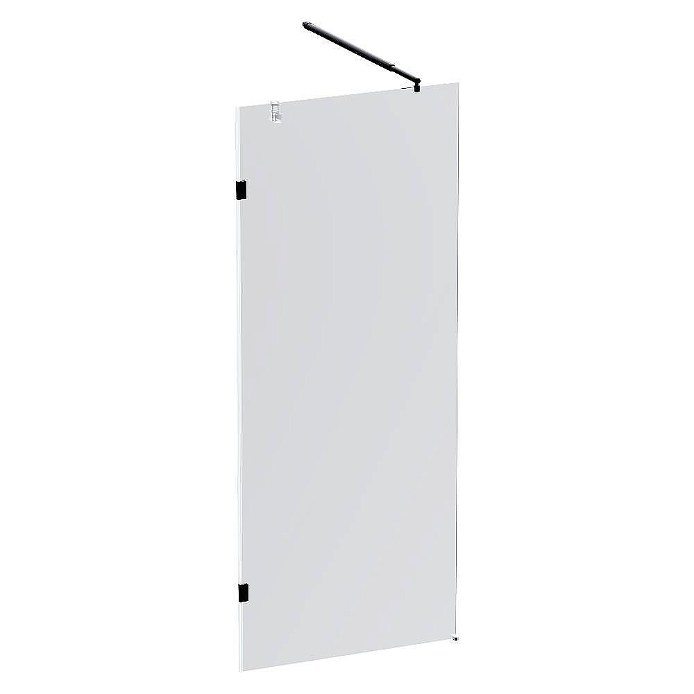 Душевое ограждение AM.PM X-Joy W94WI 80 W94WI-80-F1-BTE стекло прозрачное/профиль черный купить в интернет-магазине Sanbest