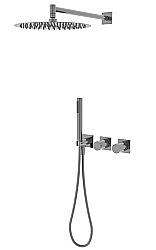 Душевая система Vincea Alto VSFW-6AL1GM вороненая сталь купить в интернет-магазине сантехники Sanbest