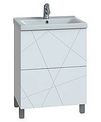 Тумба для раковины VIGO  Geometry tn.GEO.FOS.70.2Y белая купить в интернет-магазине сантехники Sanbest