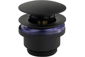 Донный клапан для раковины Veragio Sbortis VR.SBR-8002.MB черный купить в интернет-магазине сантехники Sanbest