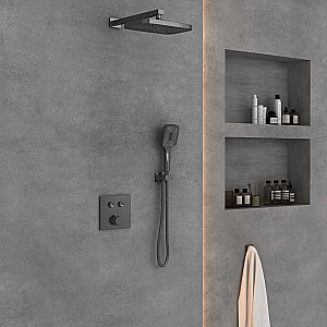 Душевая система Vincea VSFW-4211GM вороненая сталь купить в интернет-магазине сантехники Sanbest