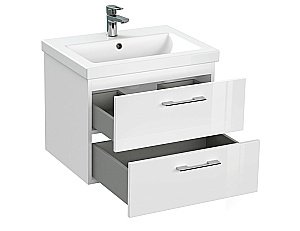 Мебель для ванной подвесная Cersanit LARA 60 белая для ванной в интернет-магазине Sanbest
