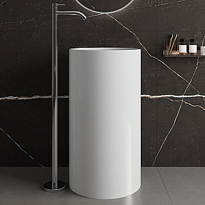 Раковина Abber Bequem 46 AC2133 белая купить в интернет-магазине Sanbest