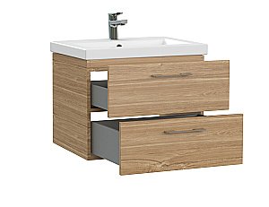 Мебель для ванной подвесная Cersanit LARA 60 орех для ванной в интернет-магазине Sanbest
