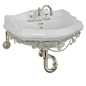 Консоль с раковиной Migliore Bella ML.BLL-24.155.CR хром для ванной в интернет-магазине сантехники Sanbest