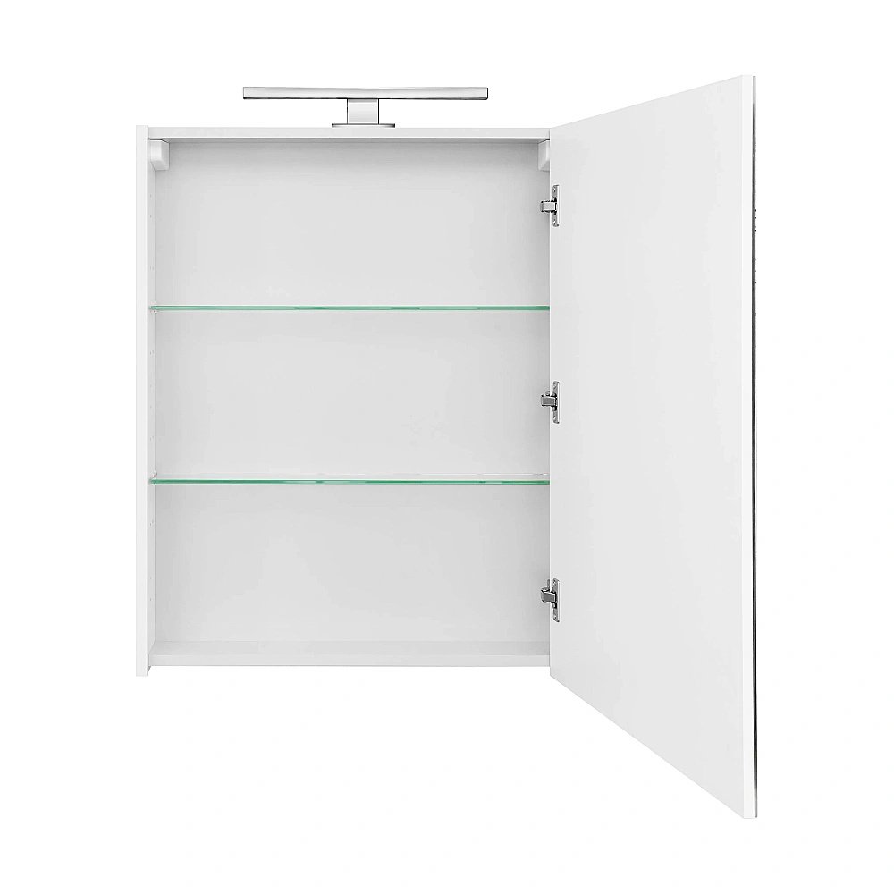 Зеркальный шкаф Акватон Нортон 65 белый купить в интернет-магазине сантехники Sanbest