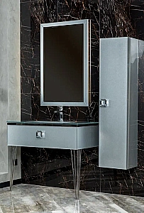 Зеркало Armadi Art Lucido Dolce 567-SL 105 серебро в ванную от интернет-магазине сантехники Sanbest