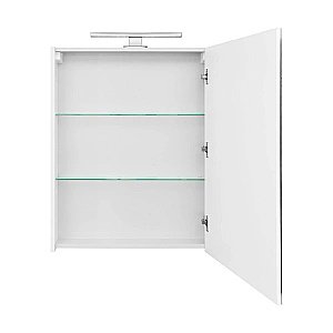 Зеркальный шкаф Акватон Нортон 65 белый купить в интернет-магазине сантехники Sanbest