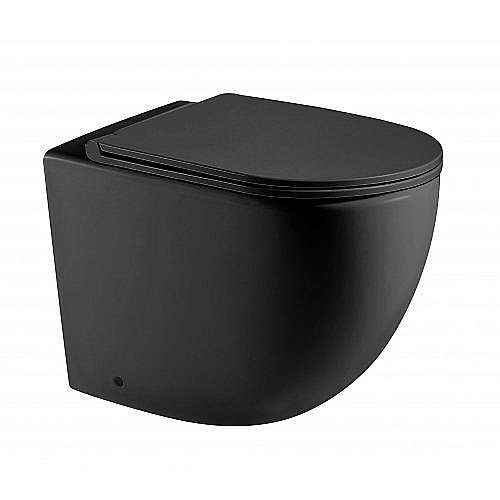Унитаз приставной WeltWasser WW SK MERZBACH 002 MT-BL черный матовый купить в интернет-магазине Sanbest