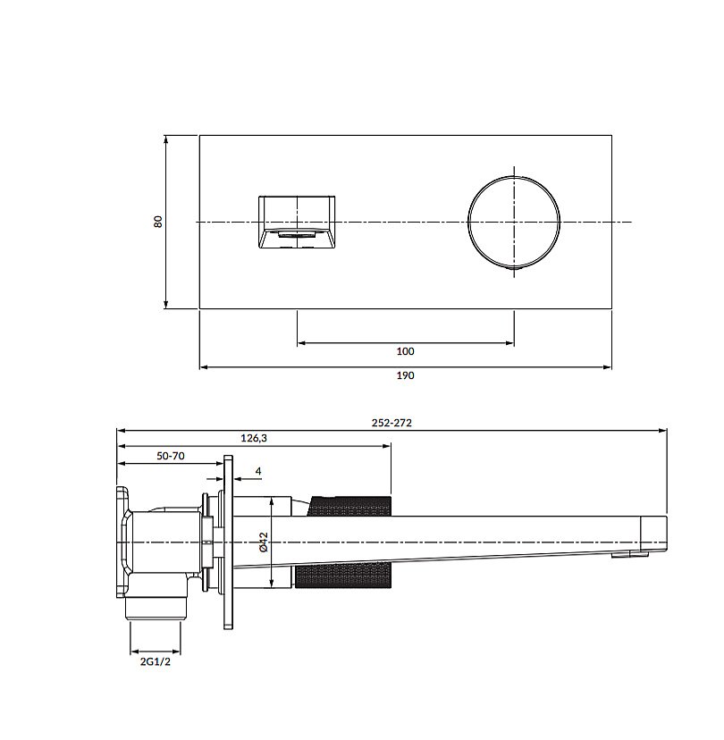 Смеситель для раковины OMNIRES CONTOUR CT8015CR купить в интернет-магазине сантехники Sanbest