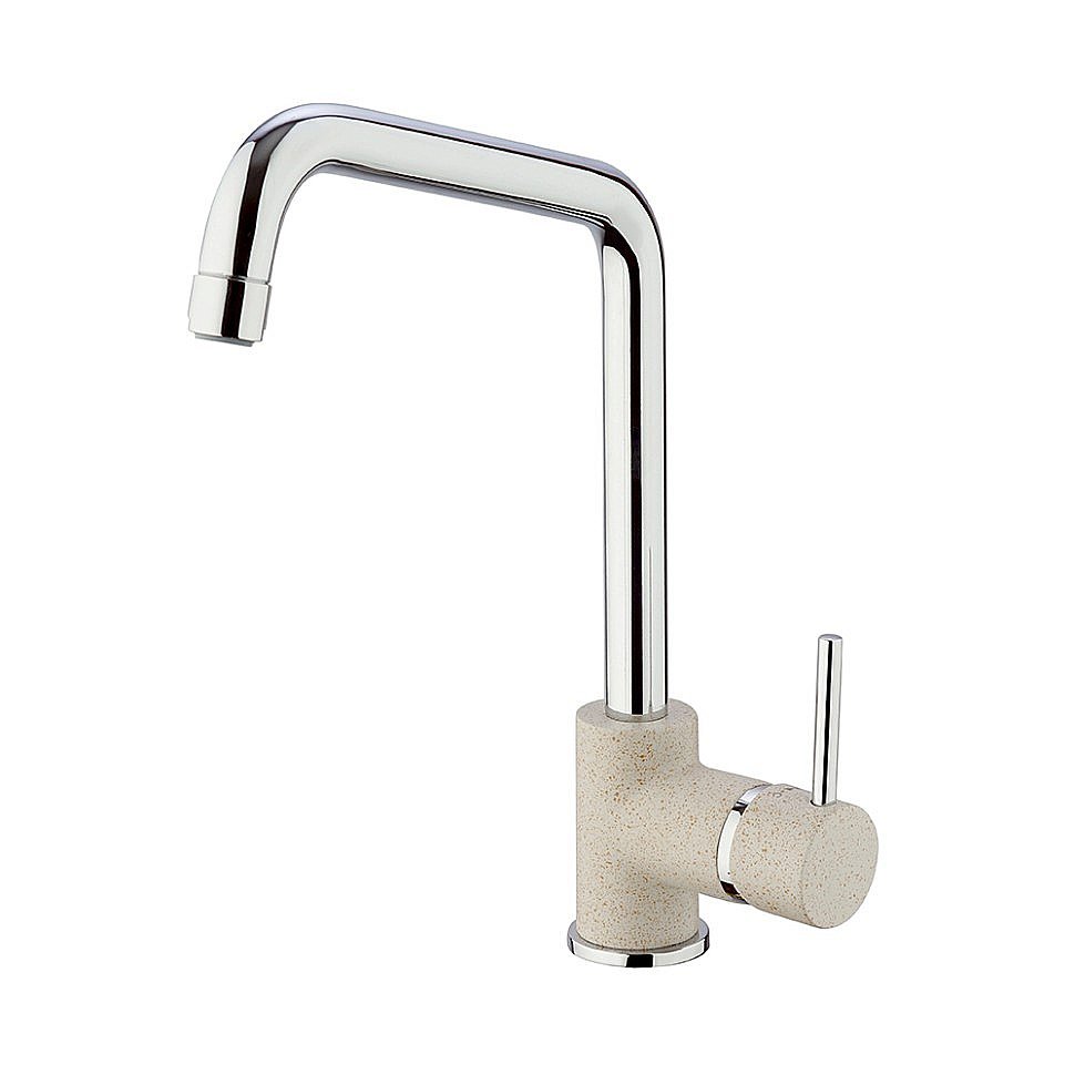 Смеситель для кухни PAINI Cox 7894572CR599H1KM бежевый гранит купить в интернет-магазине сантехники Sanbest