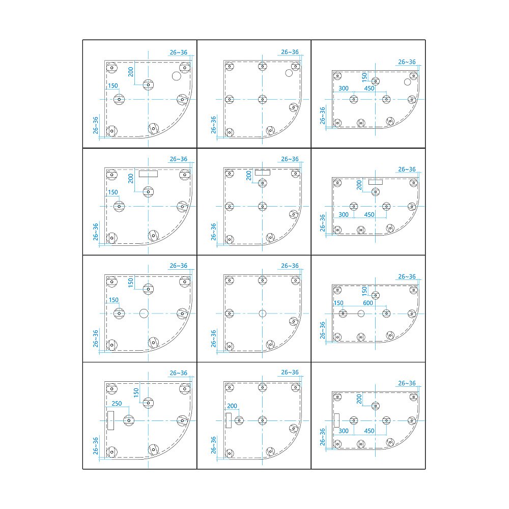 Душевой поддон RGW GWS 03150400-01 100x100 белый купить в интернет-магазине Sanbest