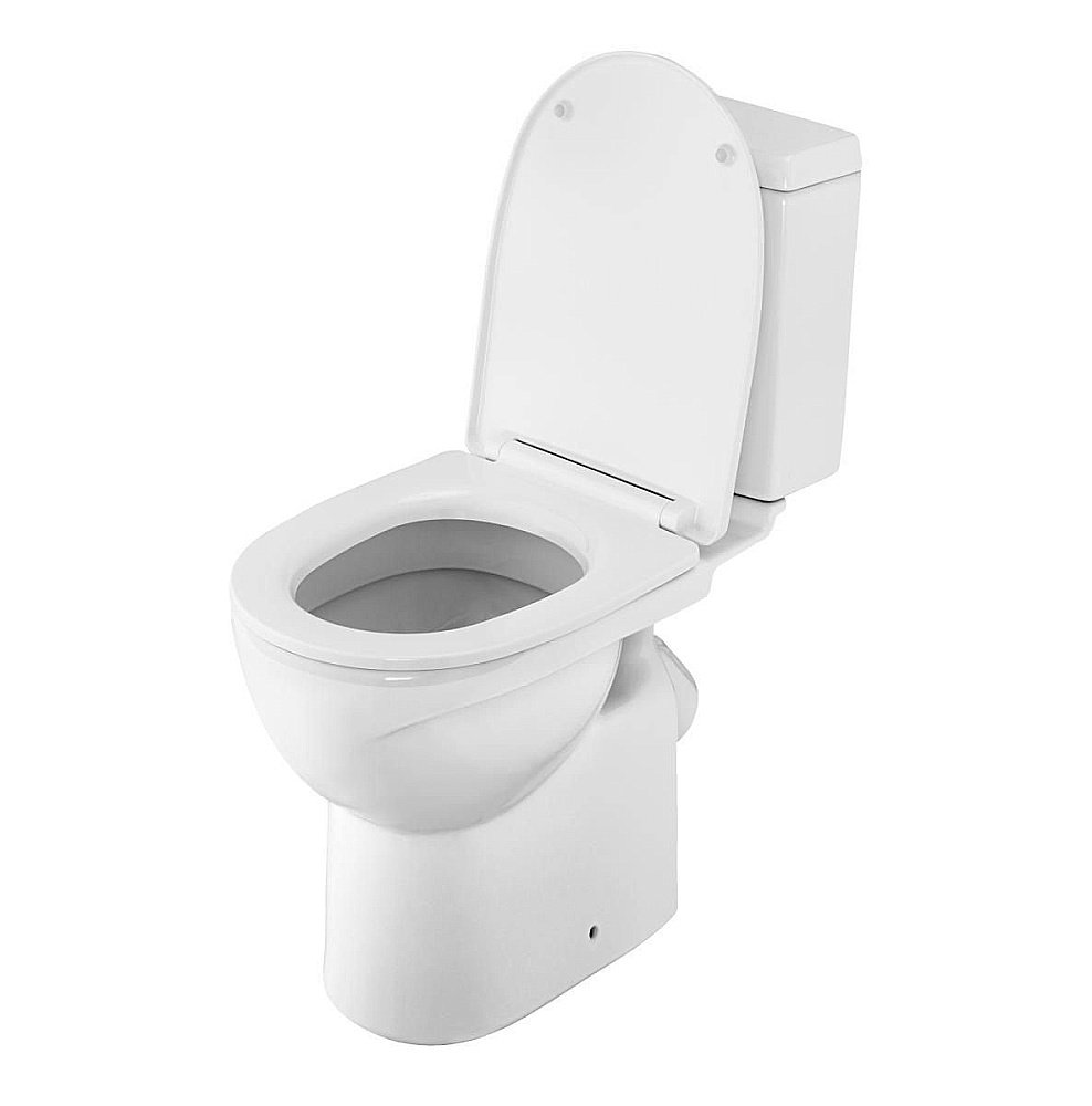 Унитаз-компакт Santek Лайн 1WH501573 безободковый, с бачком, с крышкой микролифт купить в интернет-магазине Sanbest