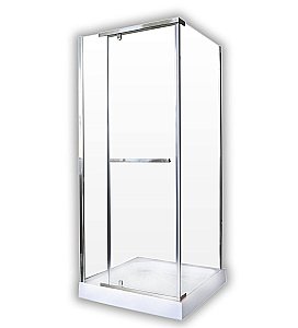 Душевой уголок CeruttiSpa MIMI 90x90 ZQ91T стекло прозрачное/профиль хром купить в интернет-магазине Sanbest