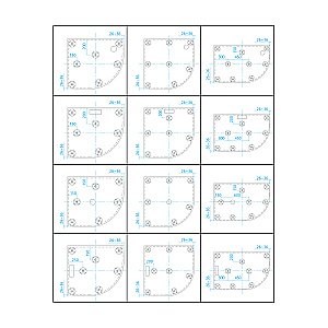 Душевой поддон RGW GWS 03150400-01 100x100 белый купить в интернет-магазине Sanbest
