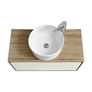 Столешница Акватон Либерти 90 дуб эльвезия для ванной в интернет-магазине сантехники Sanbest