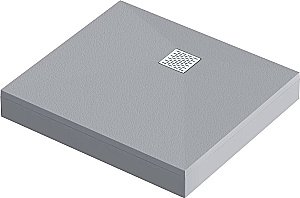 Душевой поддон Good Door Essentia 80х80 ЛП00318 графит купить в интернет-магазине Sanbest