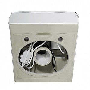 Унитаз подвесной с биде и инсталляцией Abber Bequem AC1119S-AC0101P2 белый, с крышкой микролифт купить в интернет-магазине Sanbest