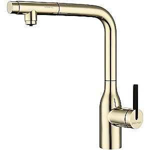 Смеситель для кухни Paulmark Viper Vi213105-G золото купить в интернет-магазине сантехники Sanbest