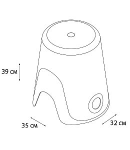 Корзина для белья FIXSEN Wendy FX-7073-49 купить в интернет-магазине сантехники Sanbest