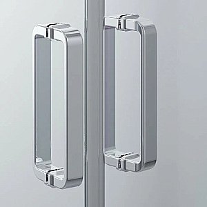 Душевой уголок Ambassador Forsa AX2 17021121AX-90AX 150х90 стекло прозрачное/профиль хром купить в интернет-магазине Sanbest
