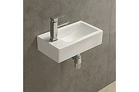 Раковина подвесная Art&Max 45 AM-7948-R белая купить в интернет-магазине Sanbest