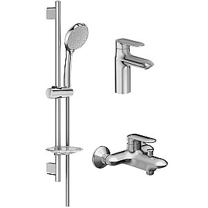 Набор смесителей для ванны Jacob Delafon Kumin E99900RU-CP хром купить в интернет-магазине сантехники Sanbest