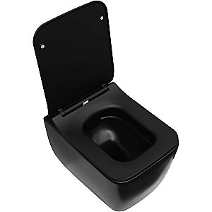 Унитаз подвесной Allen Brau Liberty 2 4.33007.31 черный матовый, безободковый купить в интернет-магазине Sanbest