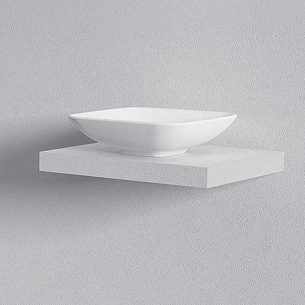 Раковина накладная Bien Harmony 43 HRLG04301FD0W3000 белая купить в интернет-магазине Sanbest