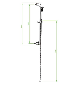 Душевая гарнитура Bien Casso BD24031104 купить в интернет-магазине сантехники Sanbest