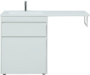 Тумба с раковиной Aquanet Токио 239291 130 белый для ванной в интернет-магазине Sanbest