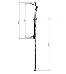 Душевая гарнитура Bien Casso BD24031104 купить в интернет-магазине сантехники Sanbest
