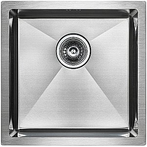Кухонная мойка Paulmark Gerberg 44 PM254444-BS брашированная сталь купить в интернет-магазине сантехники Sanbest