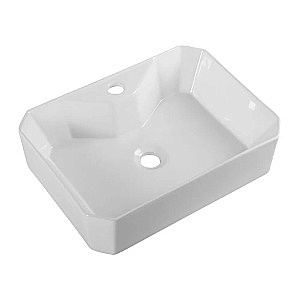 Раковина накладная Belbagno 49 BB1387 белая купить в интернет-магазине Sanbest