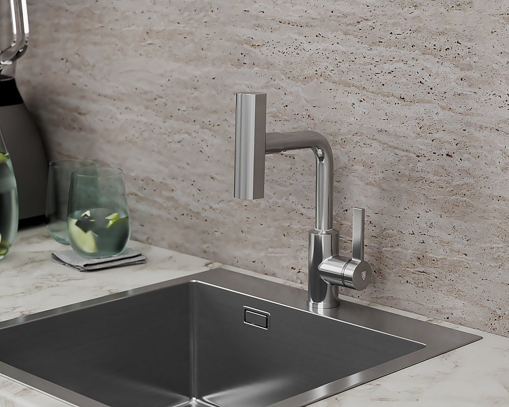 Смеситель для кухни Rush Tinos TI3732-17 хром купить в интернет-магазине сантехники Sanbest