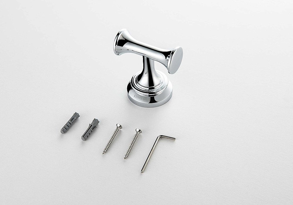 Крючок двойной Aquatek Классик AQ4502CR хром купить в интернет-магазине сантехники Sanbest