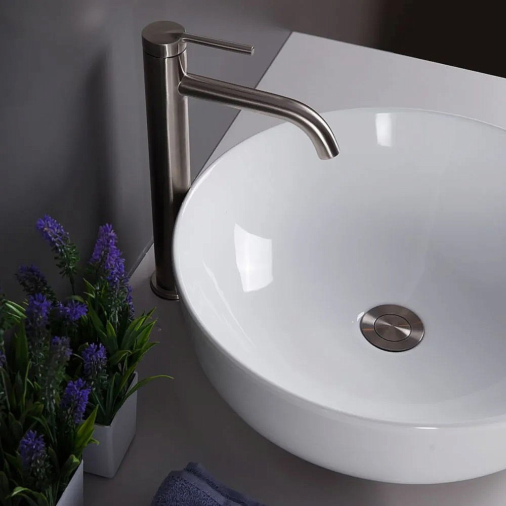 Раковина накладная Belbagno 41 BB1315 белая купить в интернет-магазине Sanbest