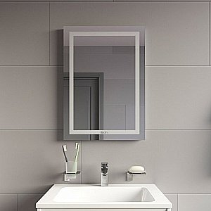 Зеркало Iddis Zodiac 50 ZOD50T0i98 белое в ванную от интернет-магазине сантехники Sanbest