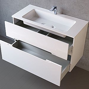 Тумба с раковиной Jorno Modul 100 для ванной в интернет-магазине Sanbest