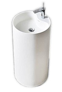 Раковина напольная NT Bagno Rimini 45 NT407 белая матовая купить в интернет-магазине Sanbest