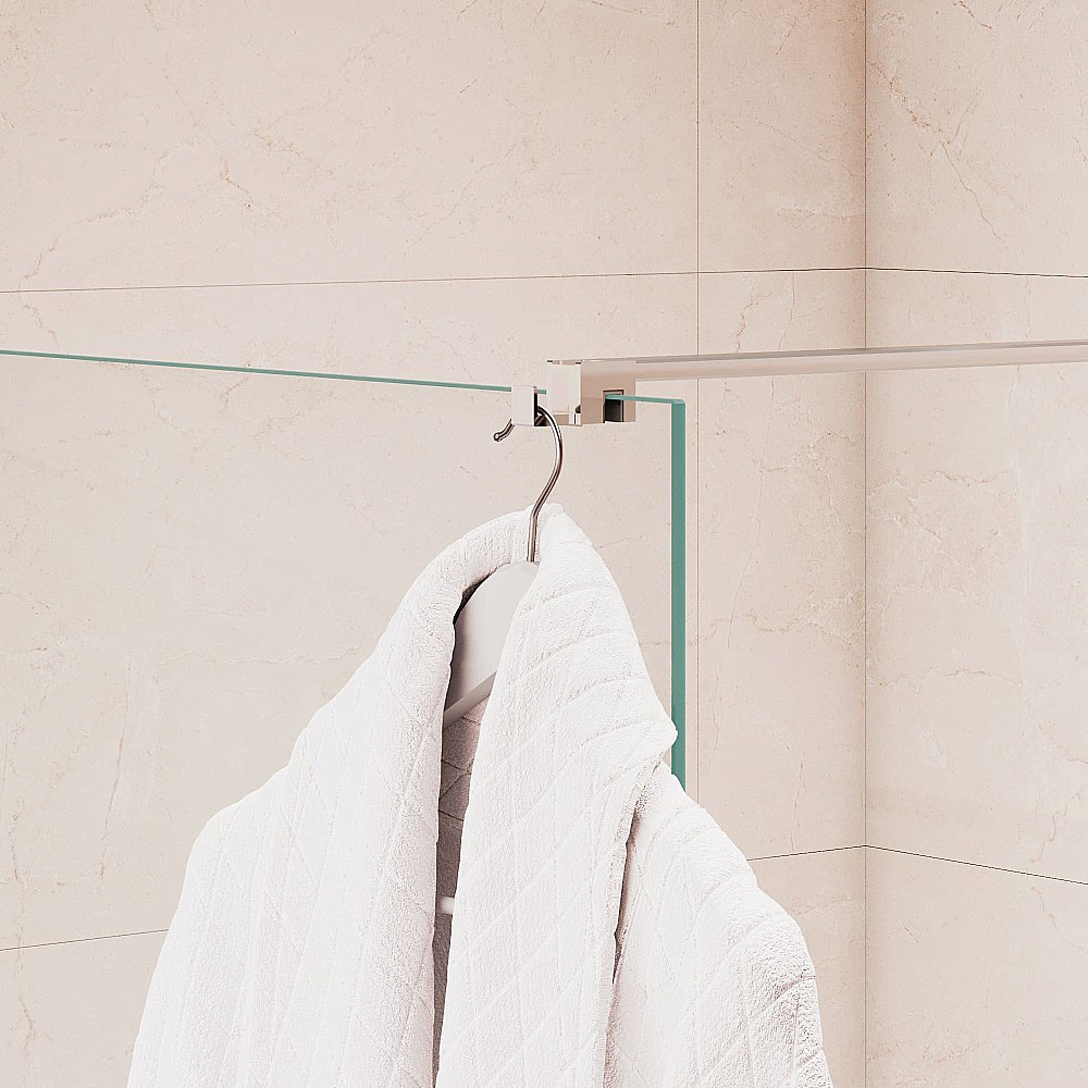 Душевая перегородка RGW Walk In WA-210 80 351021008-11 стекло прозрачное/профиль хром купить в интернет-магазине Sanbest